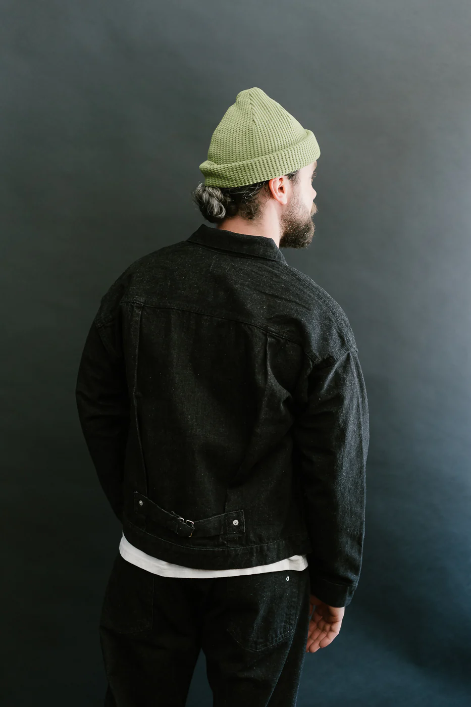 1108-12DB - Ranchero 12oz Selvedge Denim - Black - Image 13