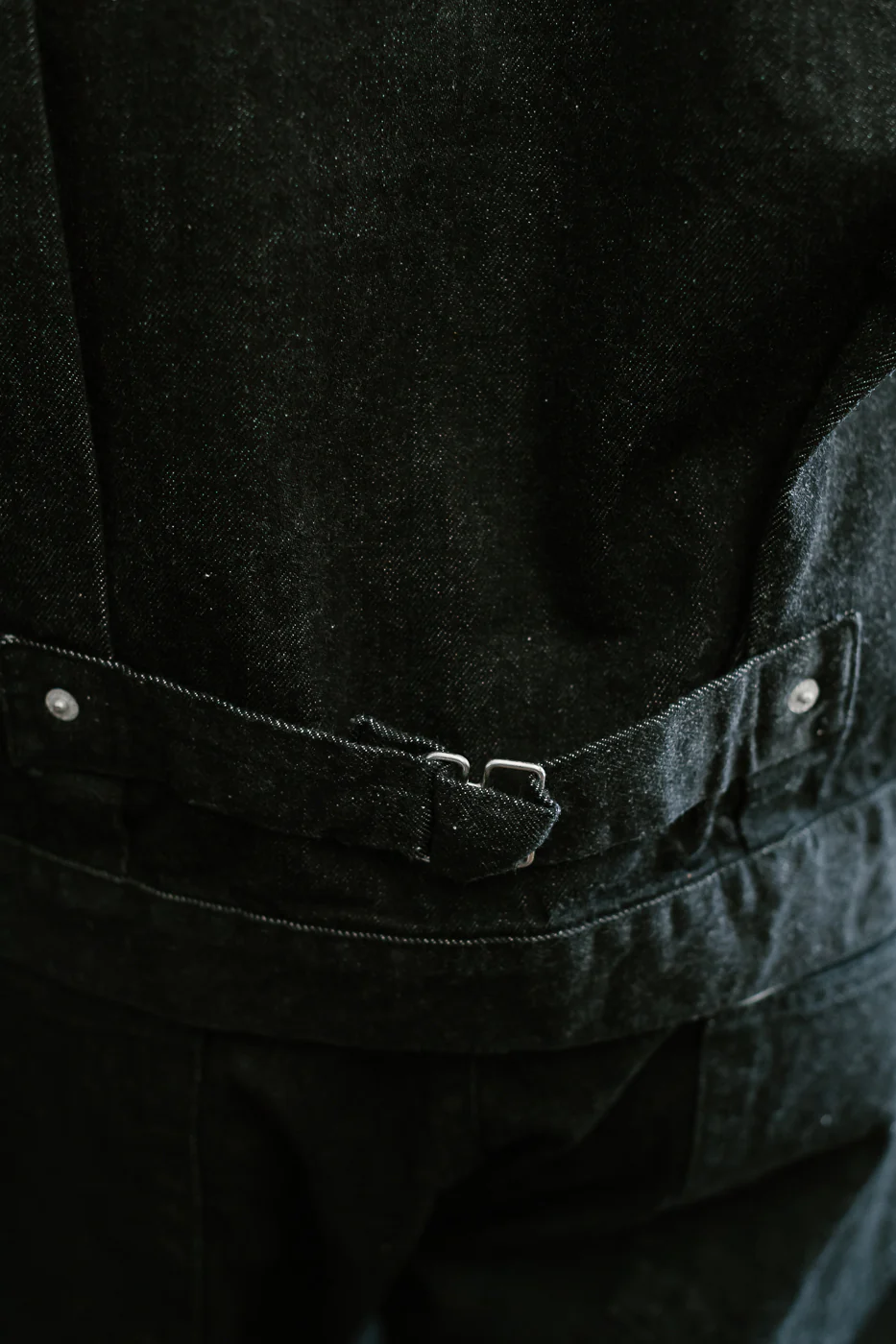 1108-12DB - Ranchero 12oz Selvedge Denim - Black - Image 22
