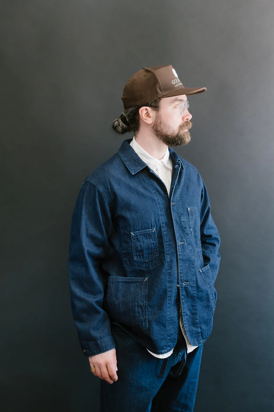 1111-8DI - De Luxe Railroader 8oz Denim - Deep Indigo Wash - Image 10