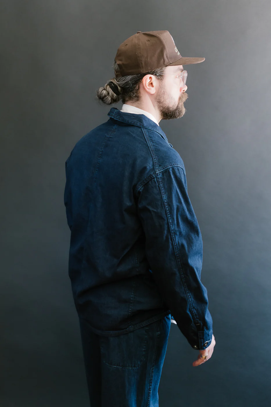 1111-8DI - De Luxe Railroader 8oz Denim - Deep Indigo Wash - Image 11