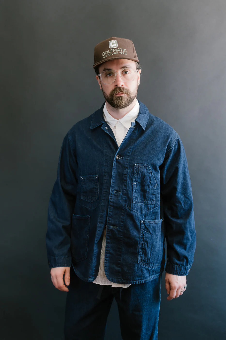 1111-8DI - De Luxe Railroader 8oz Denim - Deep Indigo Wash - Image 14