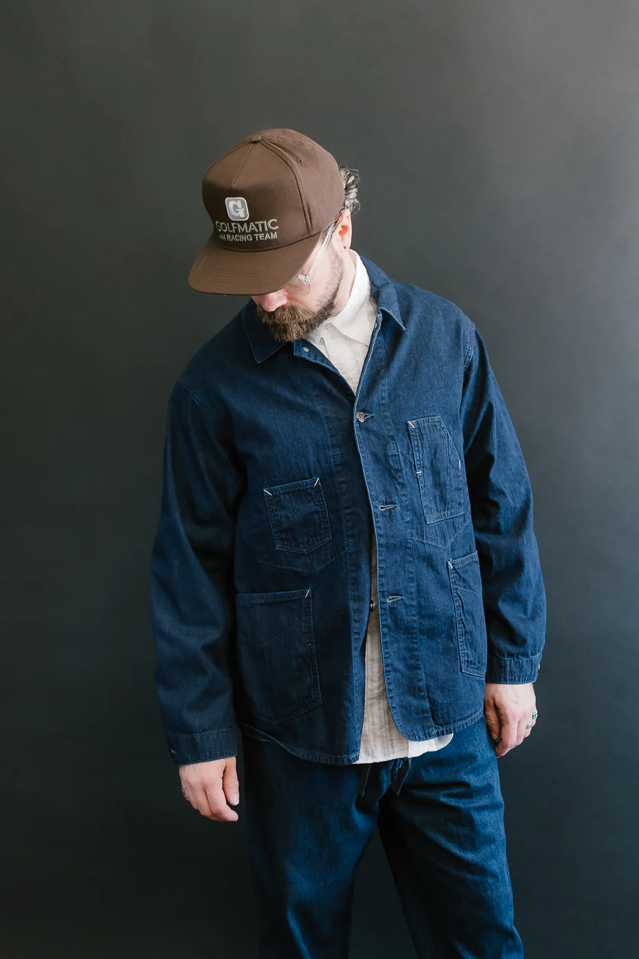 1111-8DI - De Luxe Railroader 8oz Denim - Deep Indigo Wash - Image 15