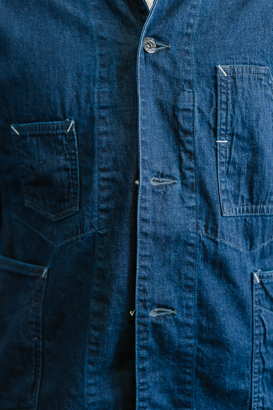 1111-8DI - De Luxe Railroader 8oz Denim - Deep Indigo Wash - Image 22