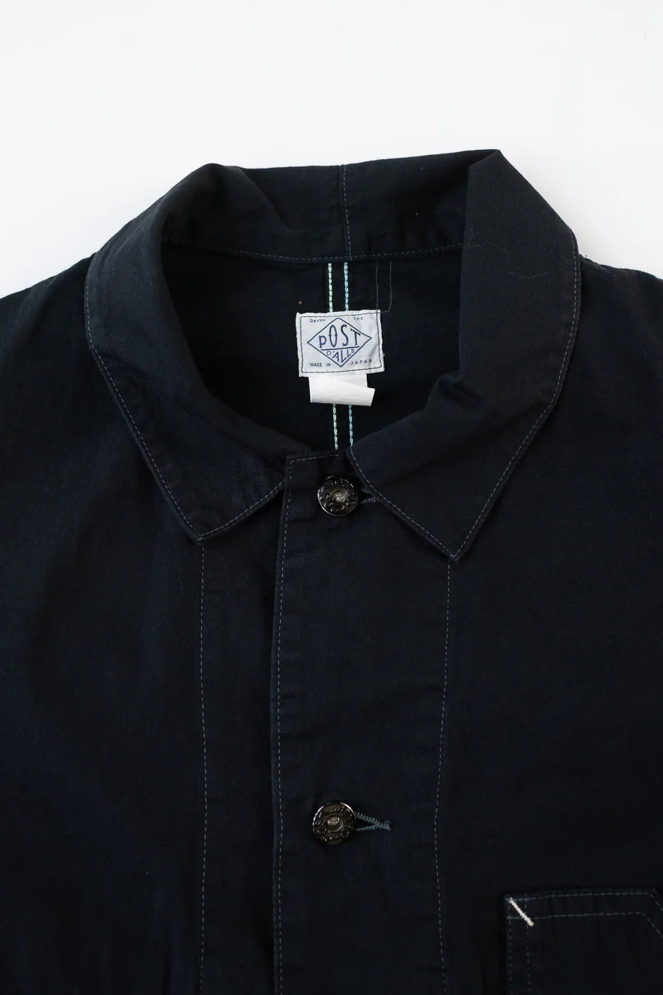 1111-VTC - De Luxe Railroader Vintage Twill - Charcoal - Image 2
