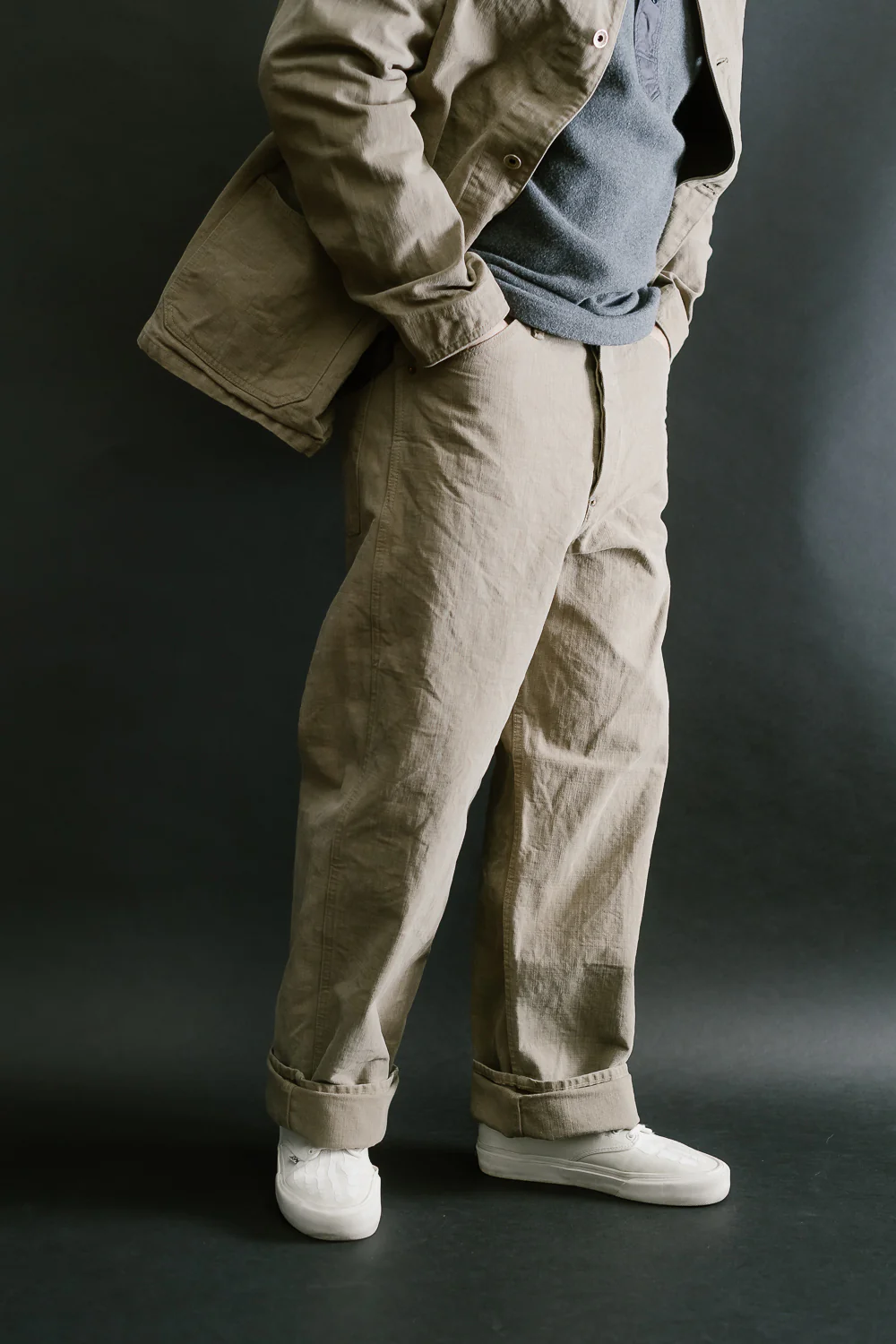 1129-5 - 14oz Sulfur Dye Heavy Oxford Work Pants - Olive Drab - Image 13