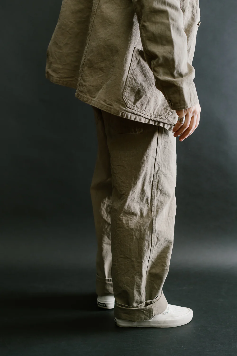 1129-5 - 14oz Sulfur Dye Heavy Oxford Work Pants - Olive Drab - Image 14