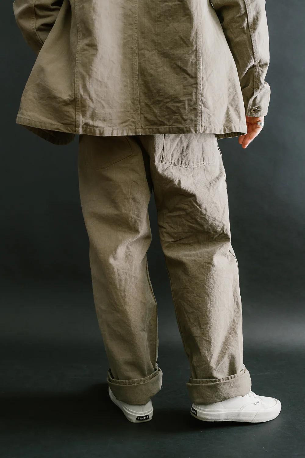 1129-5 - 14oz Sulfur Dye Heavy Oxford Work Pants - Olive Drab - Image 15