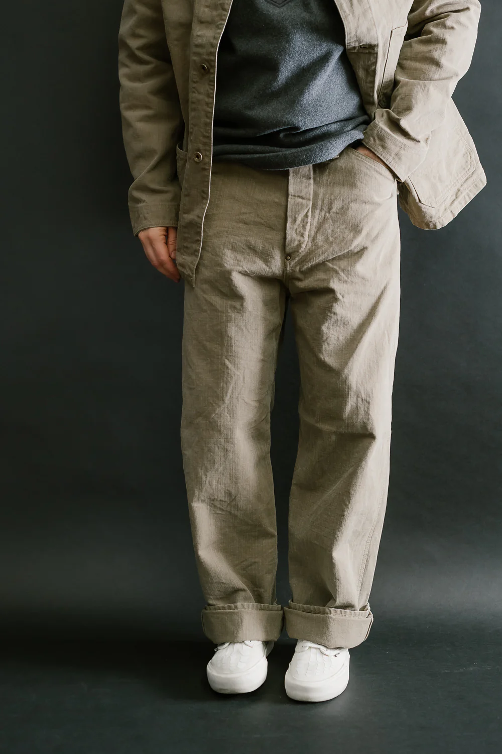 1129-5 - 14oz Sulfur Dye Heavy Oxford Work Pants - Olive Drab - Image 18
