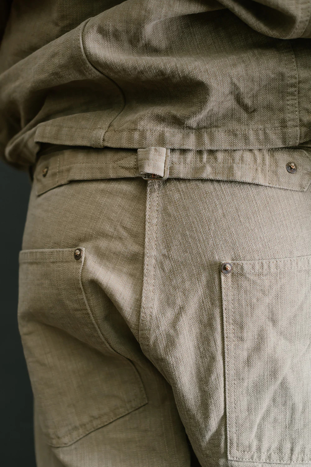 1129-5 - 14oz Sulfur Dye Heavy Oxford Work Pants - Olive Drab - Image 23