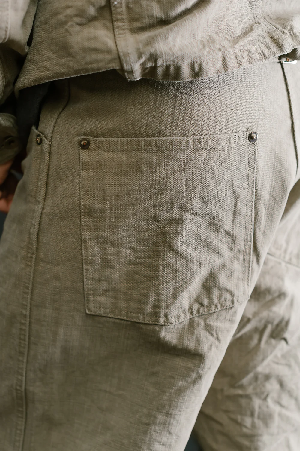 1129-5 - 14oz Sulfur Dye Heavy Oxford Work Pants - Olive Drab - Image 25