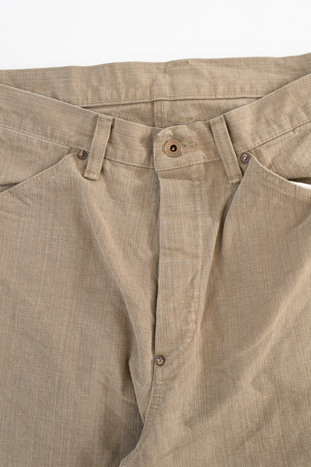 1129-5 - 14oz Sulfur Dye Heavy Oxford Work Pants - Olive Drab - Image 3