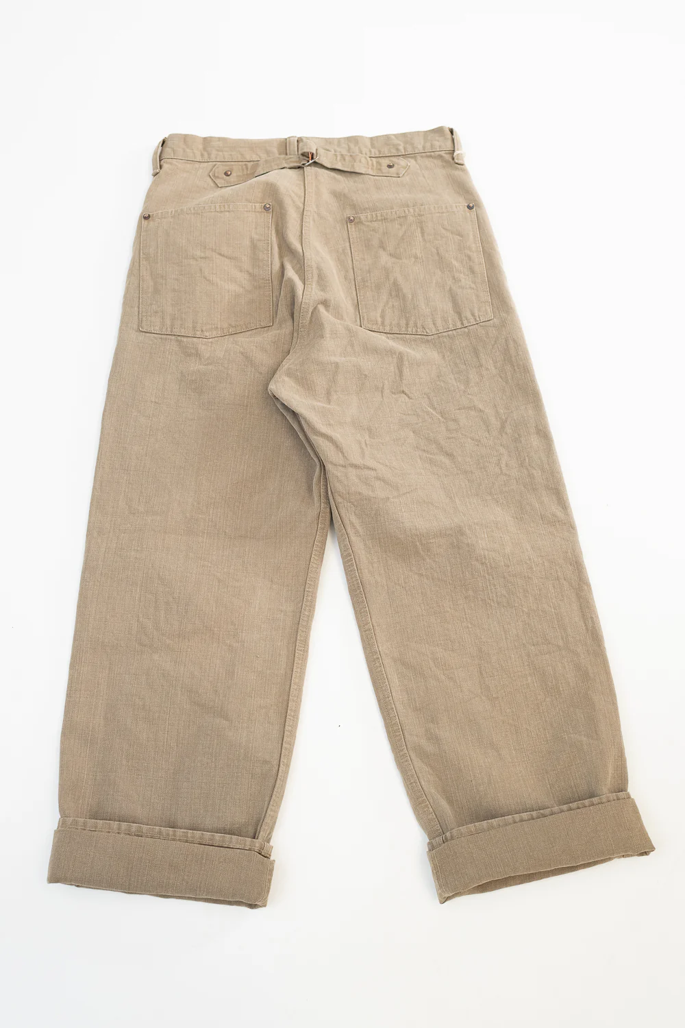 1129-5 - 14oz Sulfur Dye Heavy Oxford Work Pants - Olive Drab - Image 7