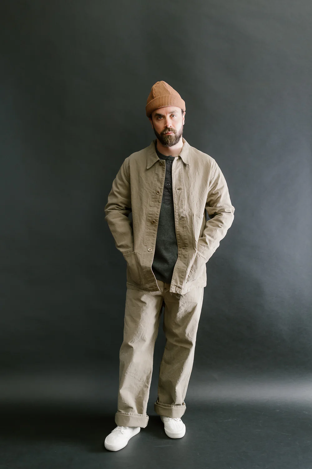 1129-5 - 14oz Sulfur Dye Heavy Oxford Work Pants - Olive Drab - Image 8