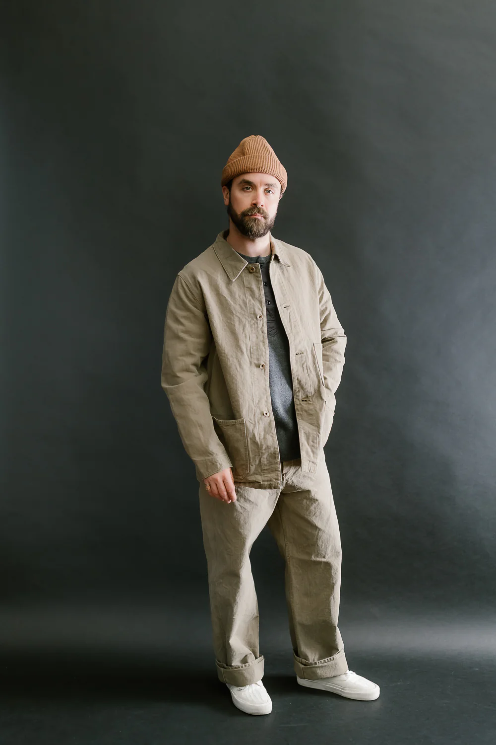 1129-5 - 14oz Sulfur Dye Heavy Oxford Work Pants - Olive Drab - Image 9