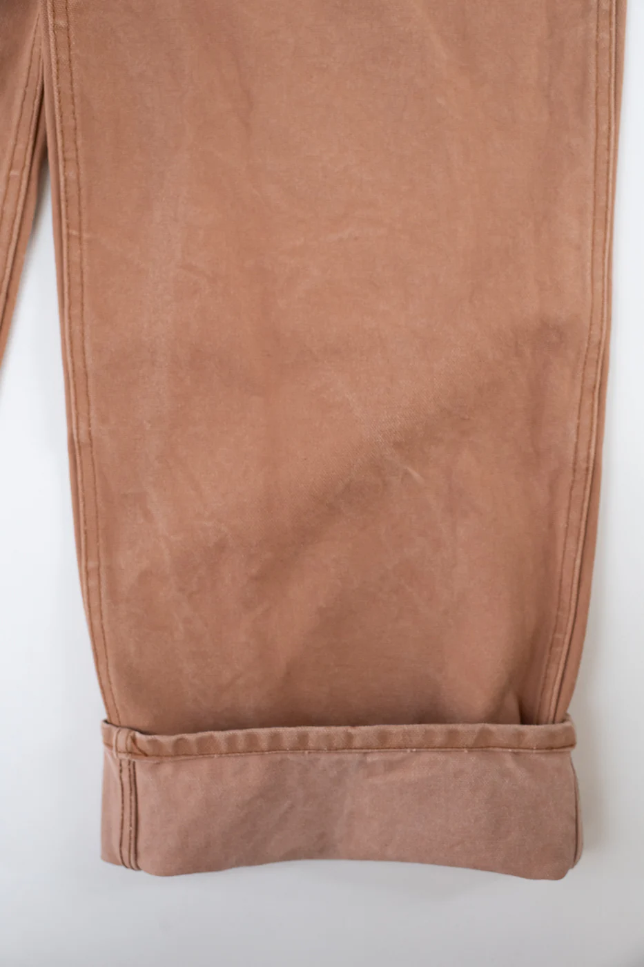1129-6 - Persimmon Tannin Dye Heavy Duck Work Pants - Brown - Image 5