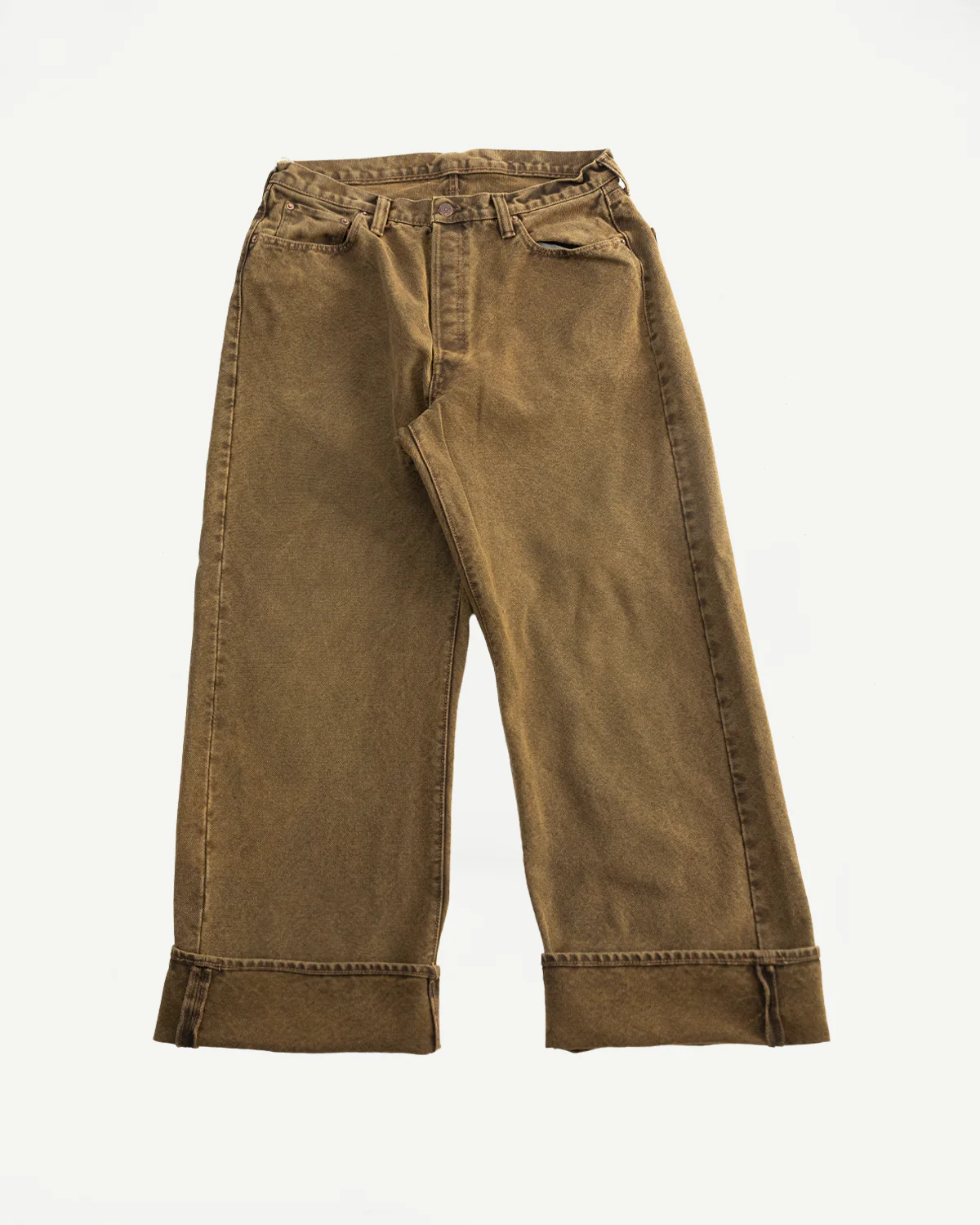 1137CA - Duke 3 Canvas Trousers - Brown