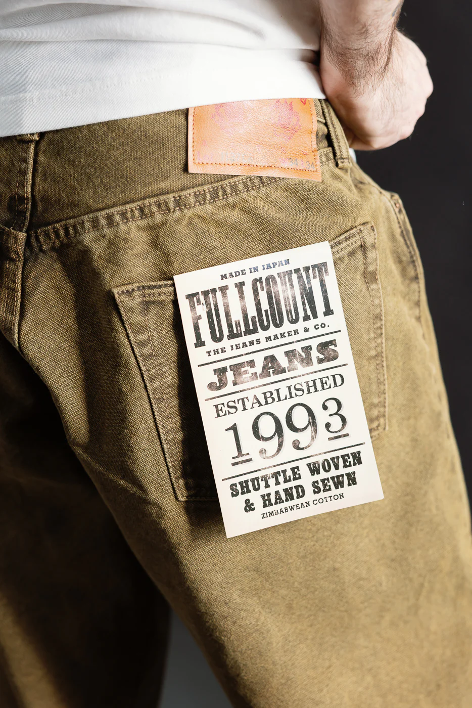 1137CA - Duke 3 Canvas Trousers - Brown - Image 17