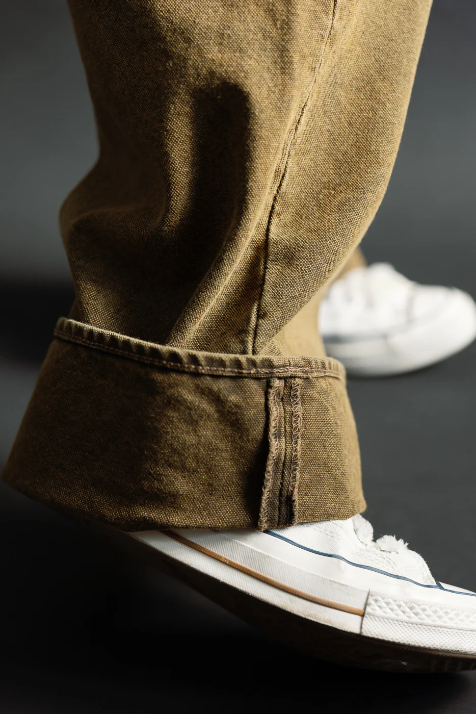 1137CA - Duke 3 Canvas Trousers - Brown - Image 18