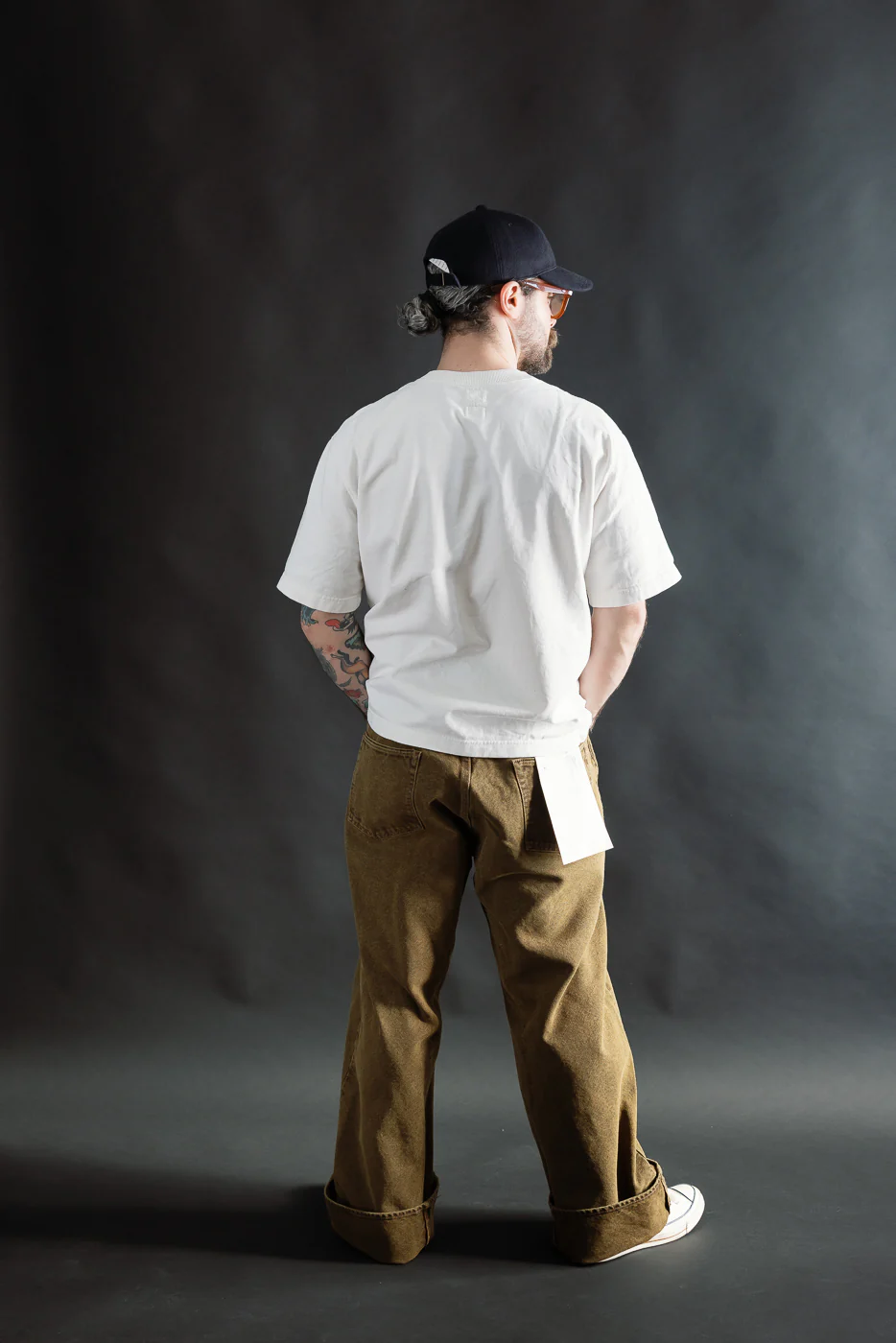1137CA - Duke 3 Canvas Trousers - Brown - Image 8