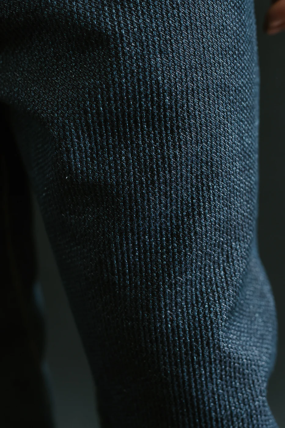 1170-1-ID - Sashiko Denim Loose Fit - Indigo x Natural - Image 21