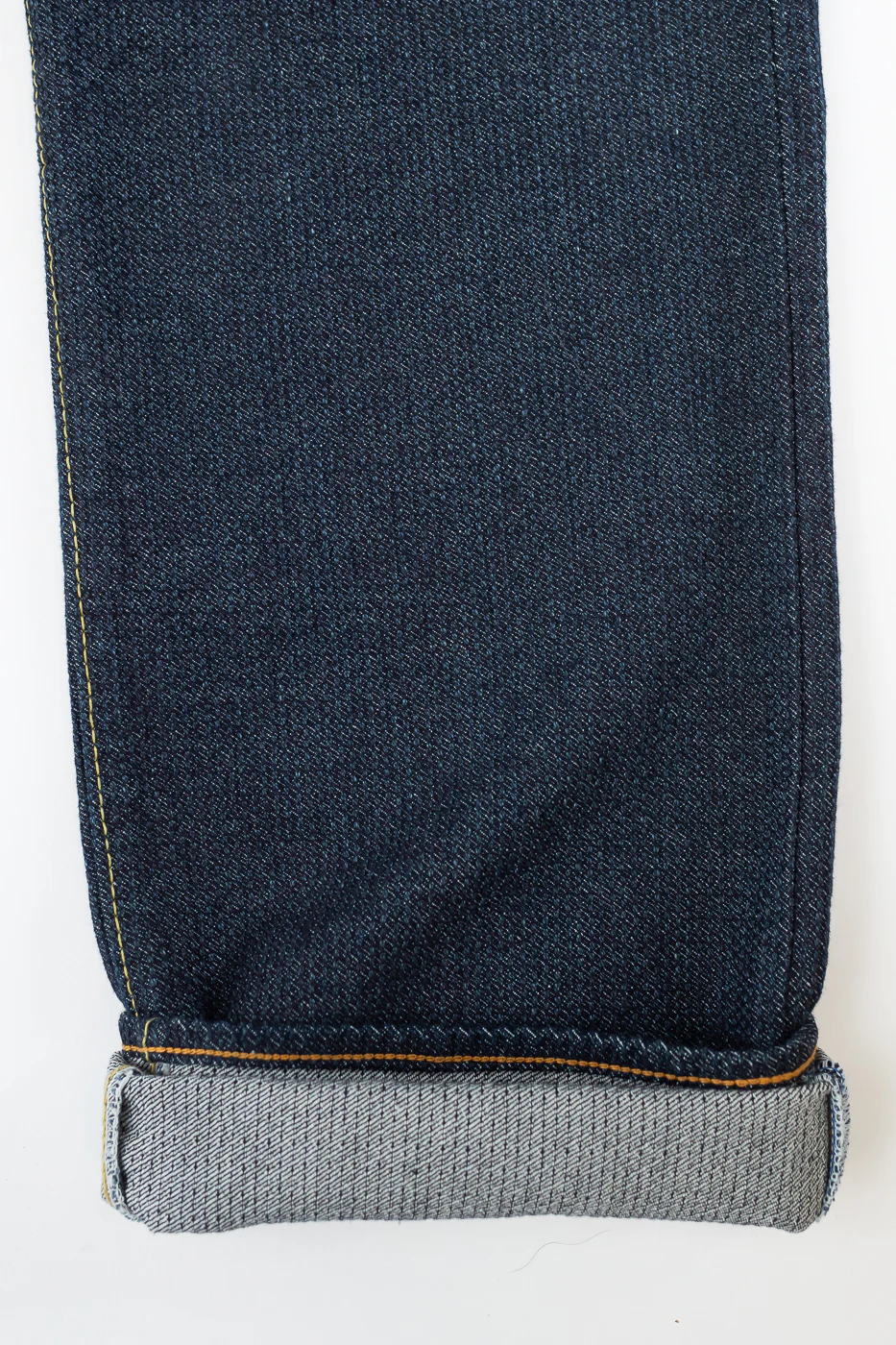 1170-1-ID - Sashiko Denim Loose Fit - Indigo x Natural - Image 5