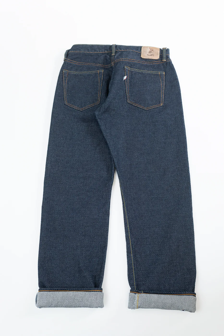 1170-1-ID - Sashiko Denim Loose Fit - Indigo x Natural - Image 6