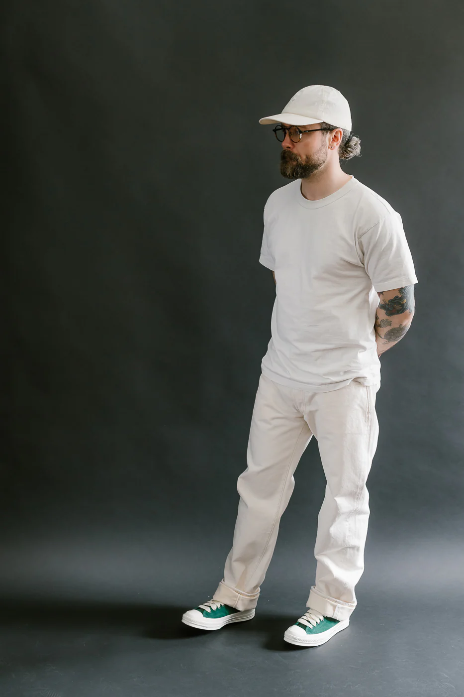 1172-1 - 14oz "Ecru Beige" Selvedge Denim - Regular Straight - Image 8