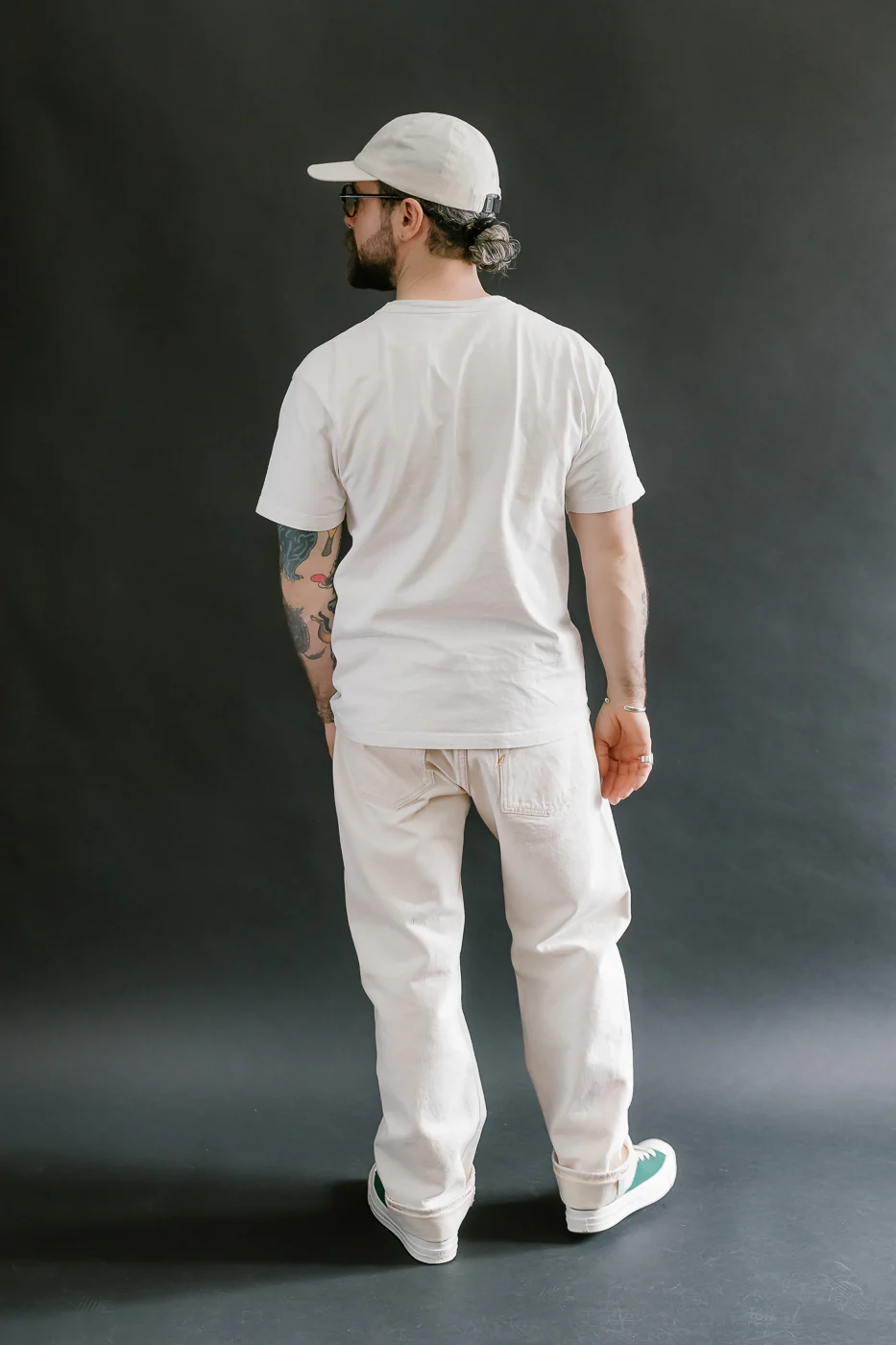 1172-1 - 14oz "Ecru Beige" Selvedge Denim - Regular Straight - Image 9