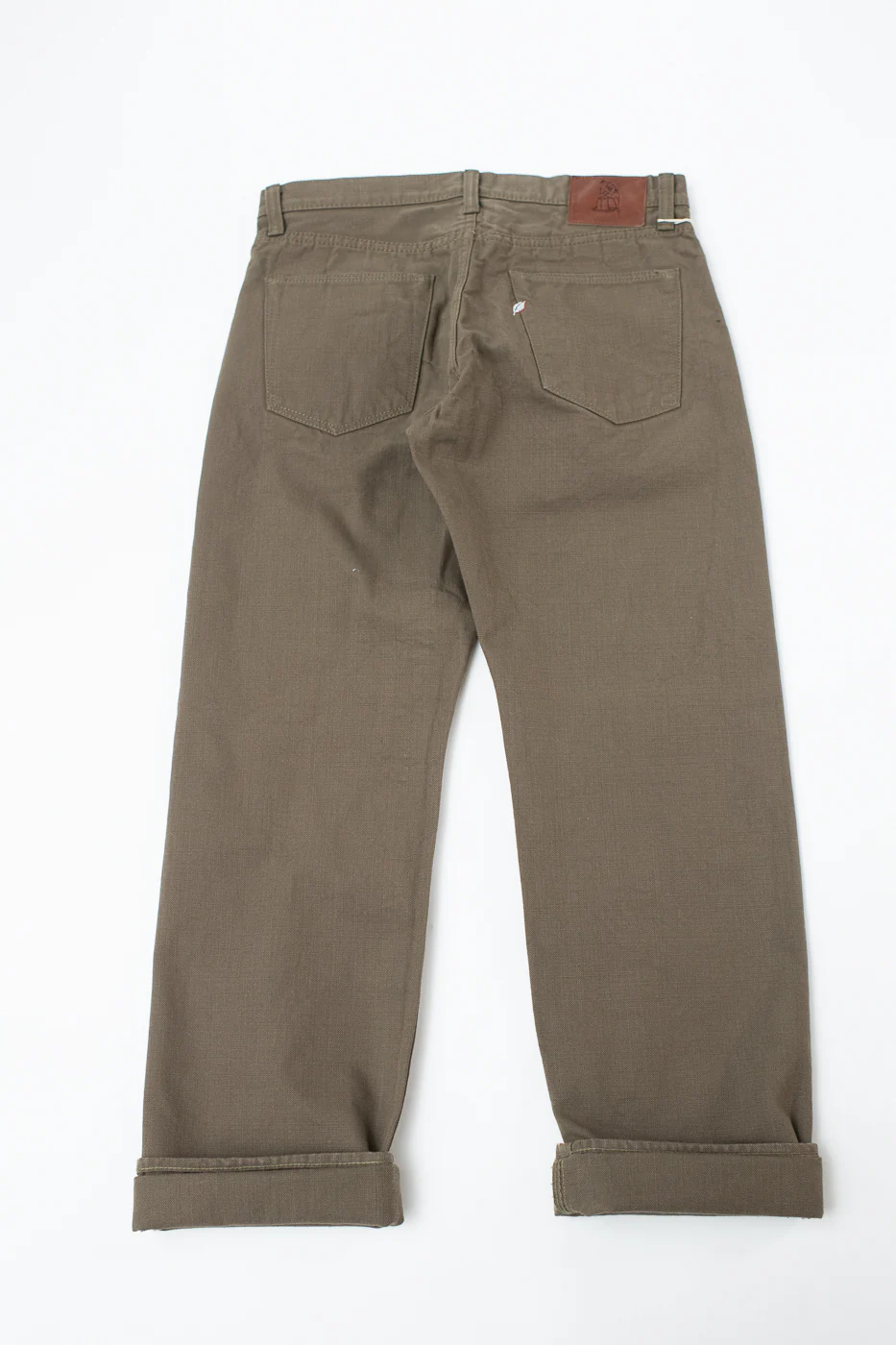 1176-OLV - 13.5oz Heavy Duck Cloth Olive - Regular Straight - Image 6