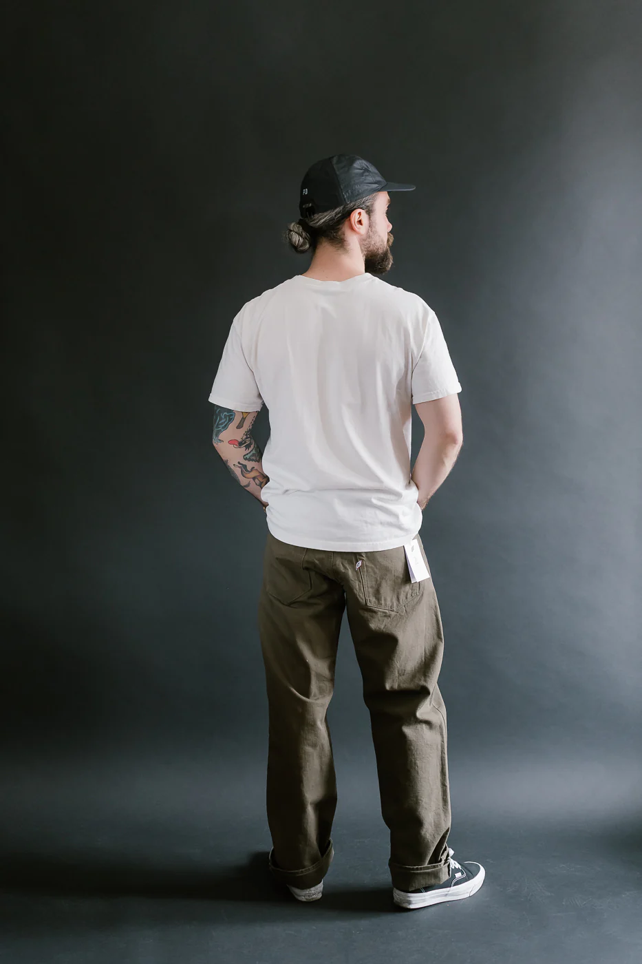 1176-OLV - 13.5oz Heavy Duck Cloth Olive - Regular Straight - Image 9