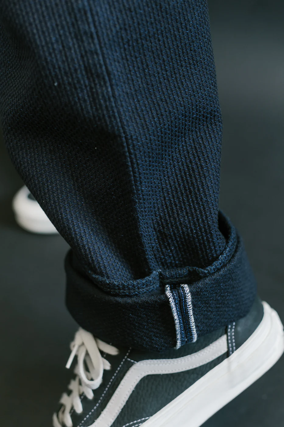 1178-ID - Sashiko Denim Regular Fit - Indigo x Black - Image 20