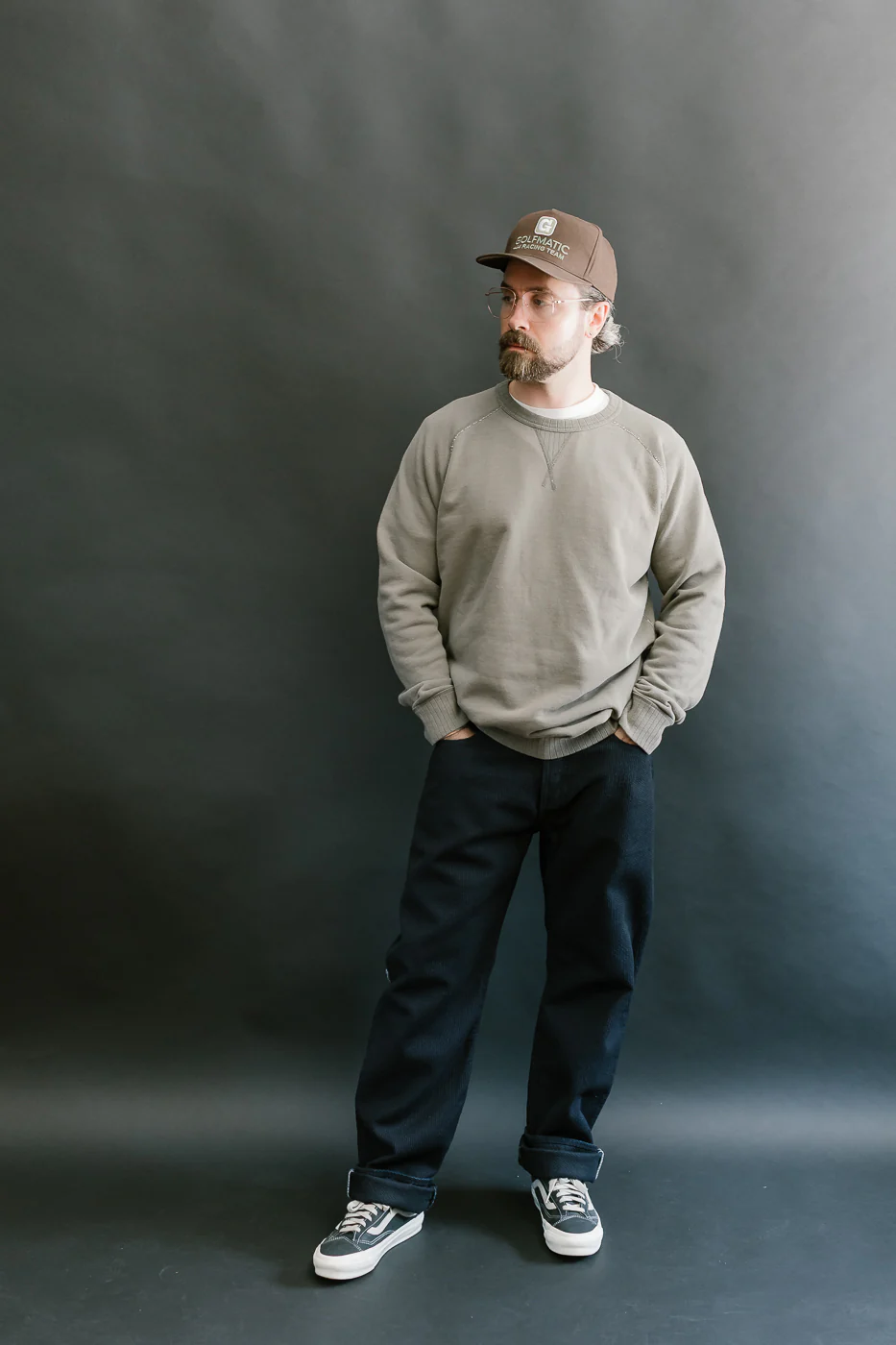 1178-ID - Sashiko Denim Regular Fit - Indigo x Black - Image 7
