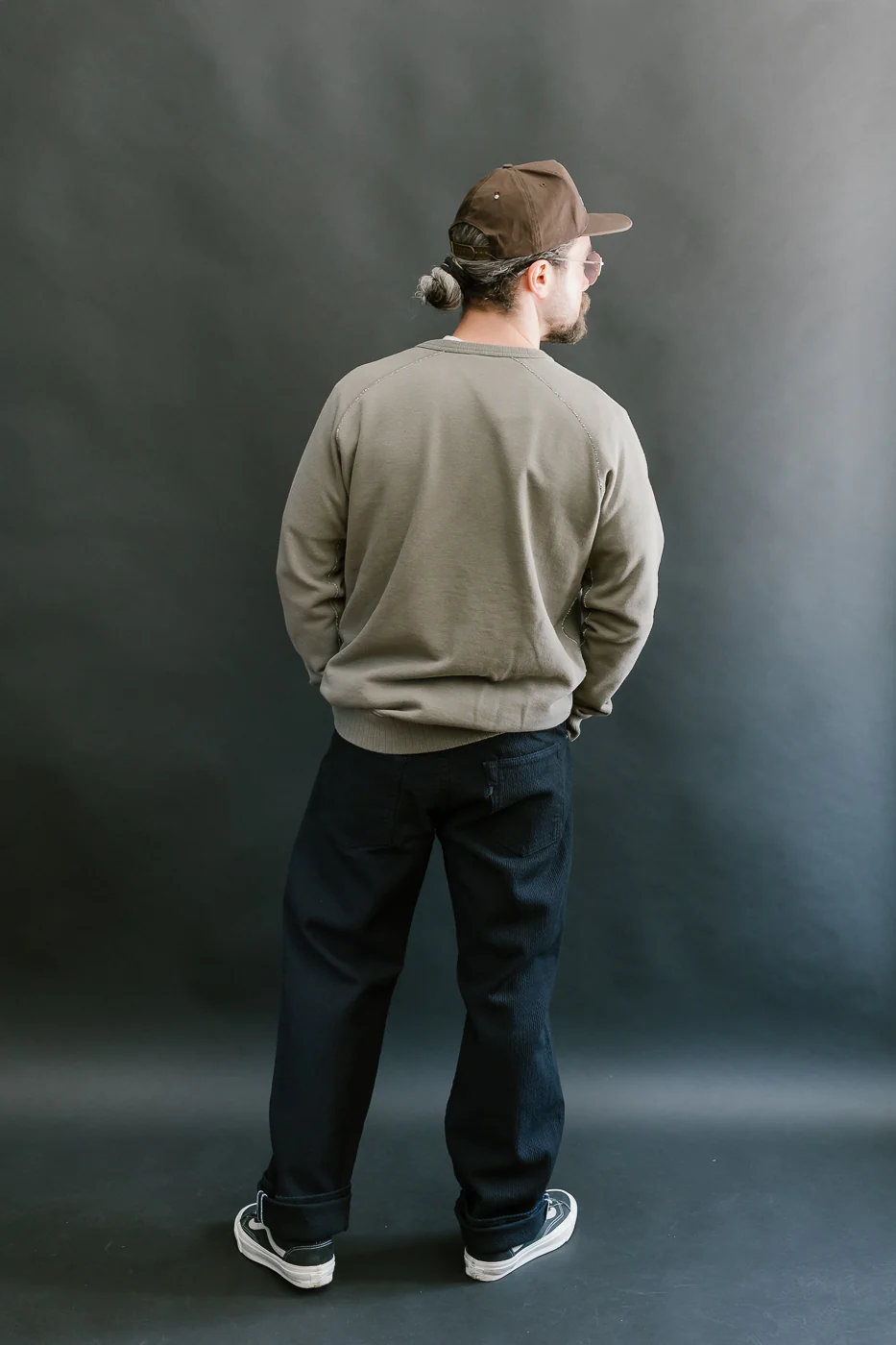 1178-ID - Sashiko Denim Regular Fit - Indigo x Black - Image 9
