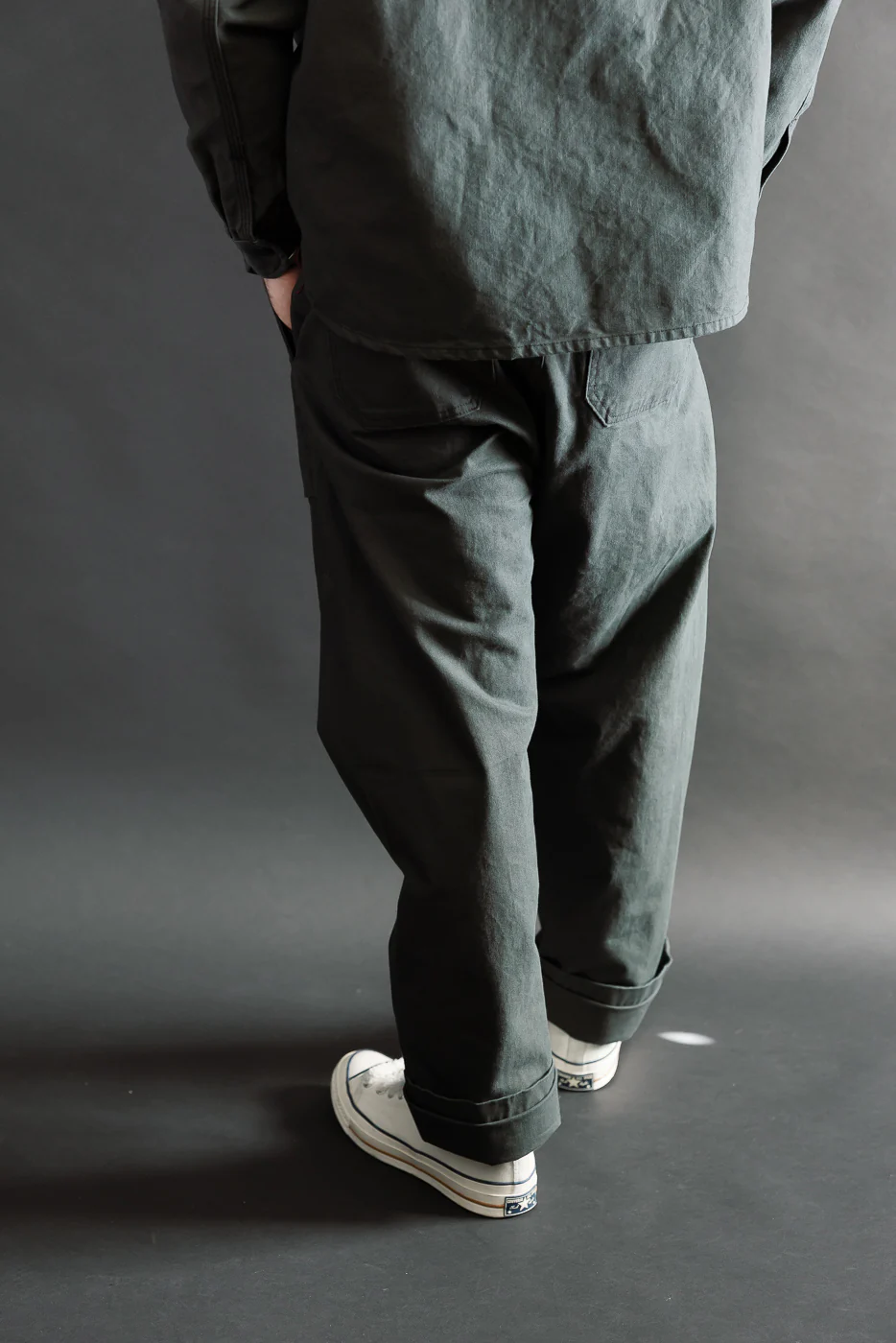 11oz - Fatigue Pants - Dyed Canvas Ash - Image 12