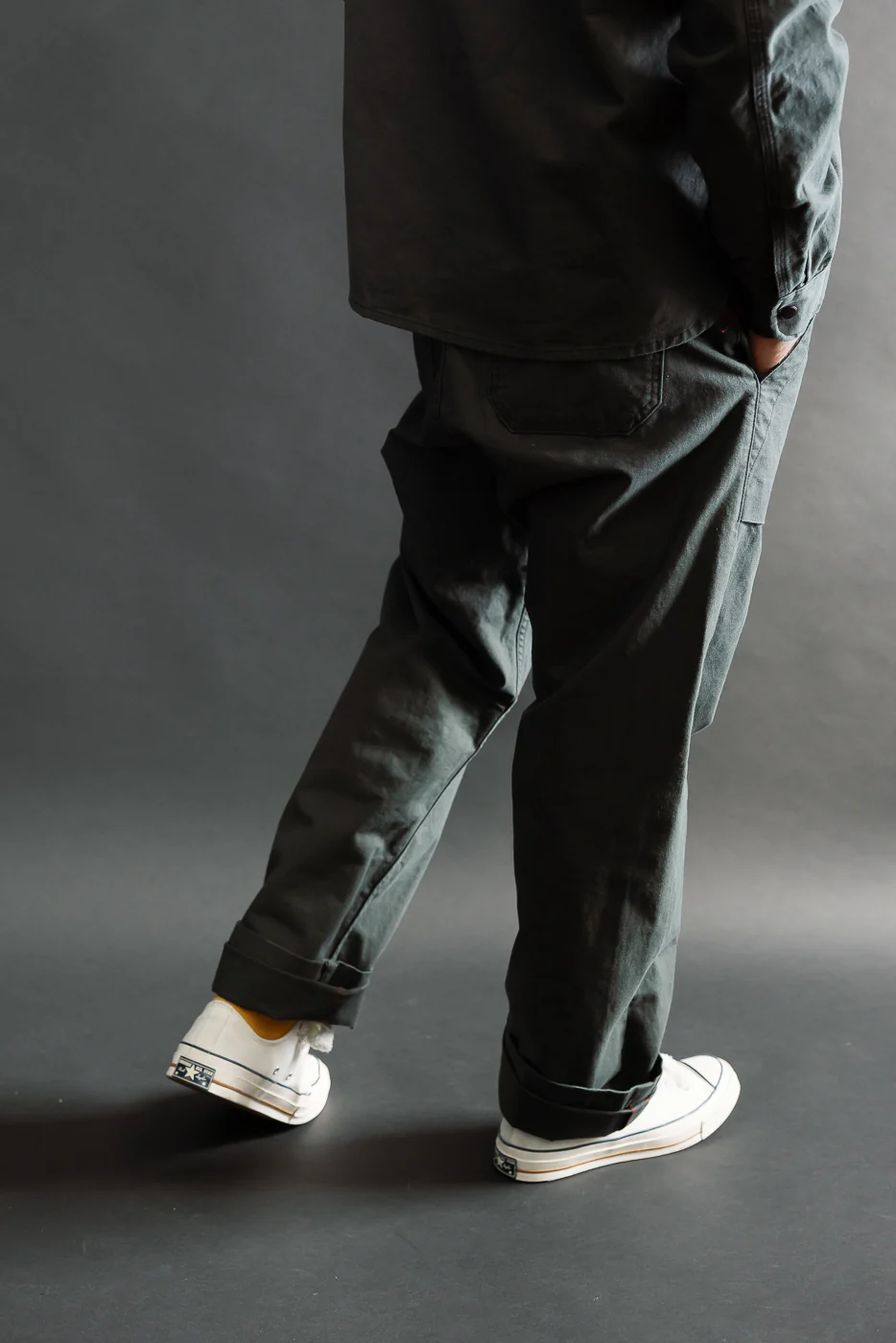 11oz - Fatigue Pants - Dyed Canvas Ash - Image 13