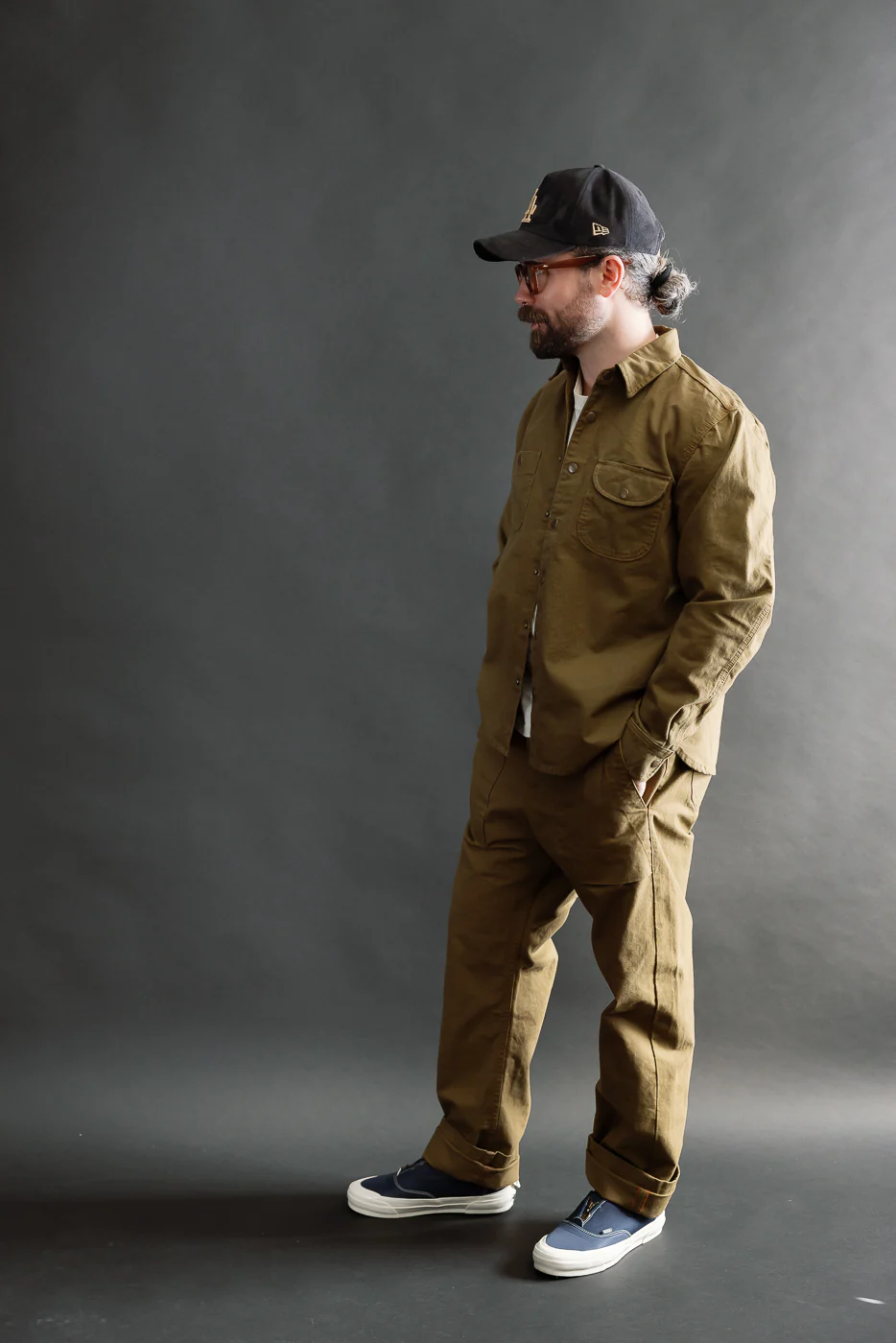 11oz - Fatigue Pants - Dyed Canvas Golden Brown - Image 8