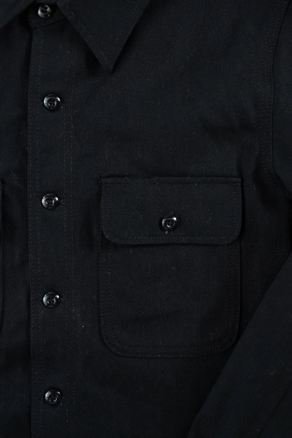 11oz Field Shirt - Stealth Canvas Selvedge - Image 3