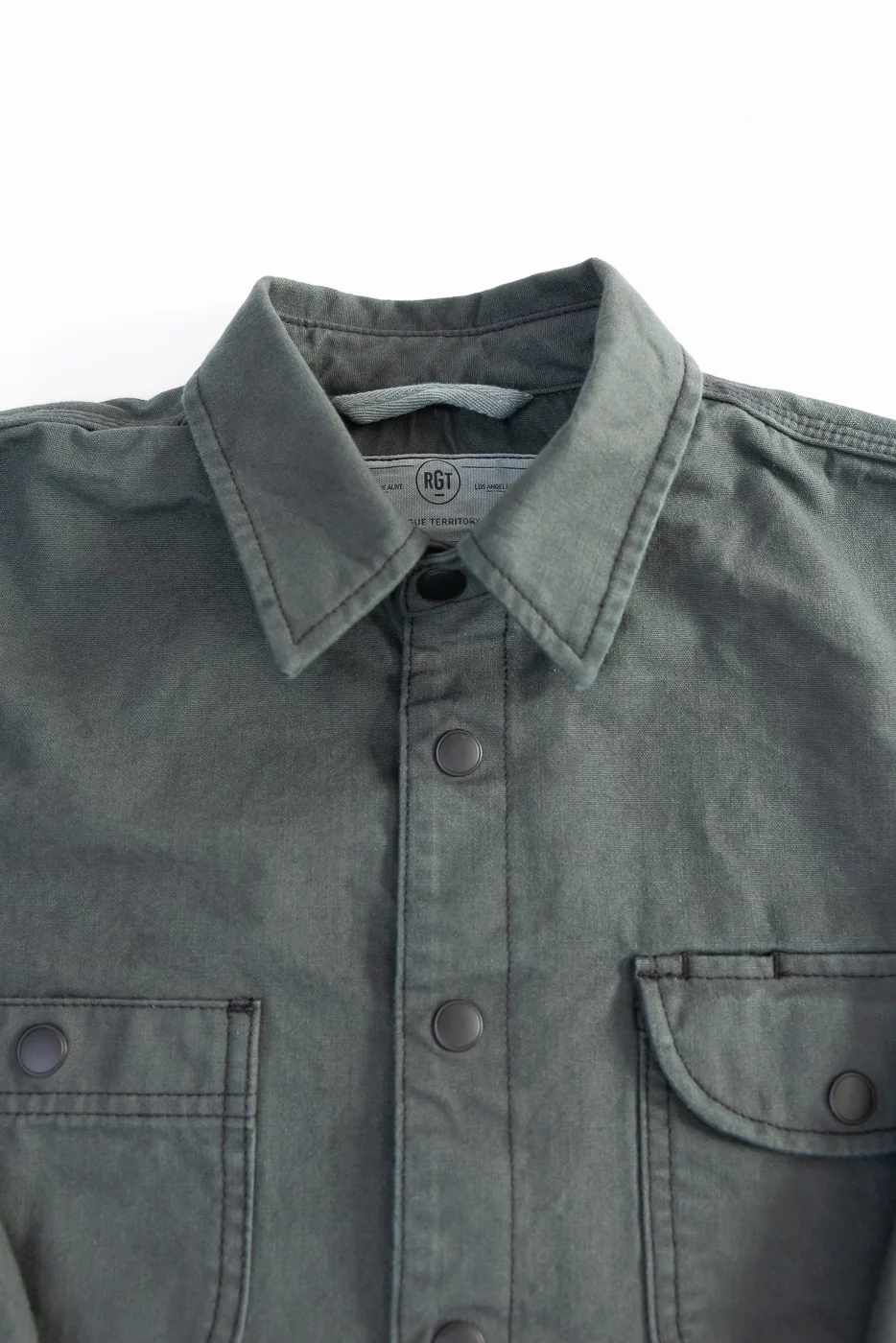 11oz Work Shirt - Dyed Canvas Ash - Image 2