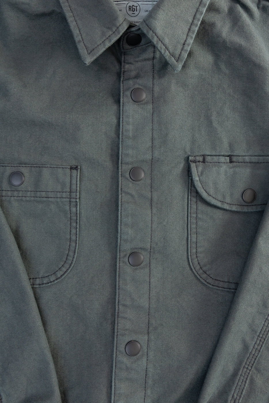 11oz Work Shirt - Dyed Canvas Ash - Image 3