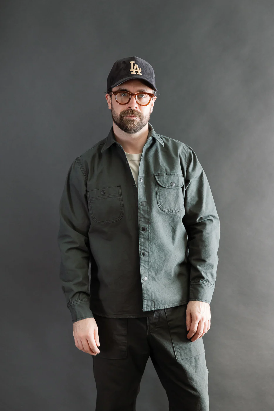 11oz Work Shirt - Dyed Canvas Ash - Image 9