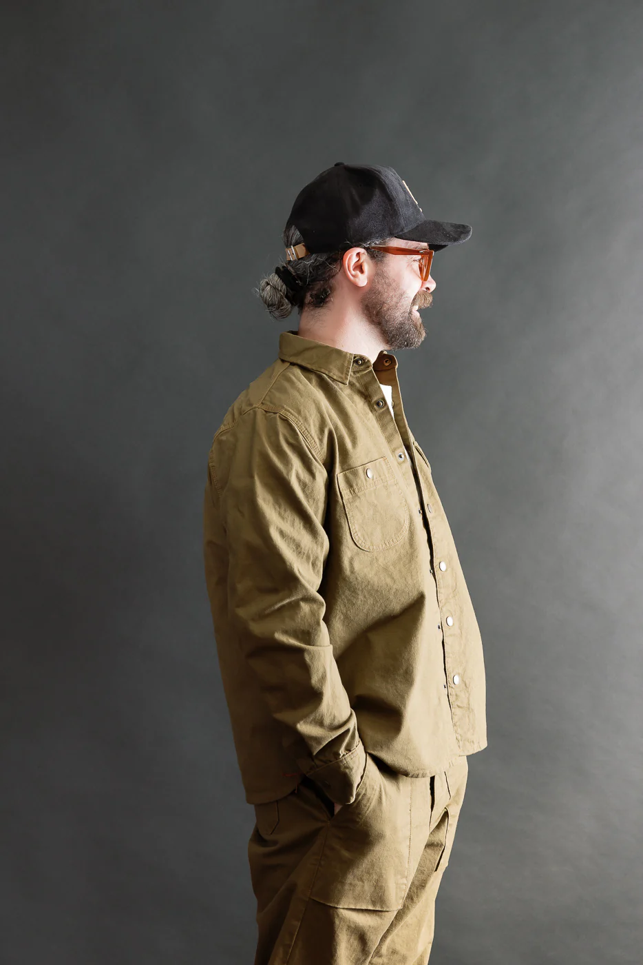 11oz Work Shirt - Dyed Canvas Golden Brown - Image 11