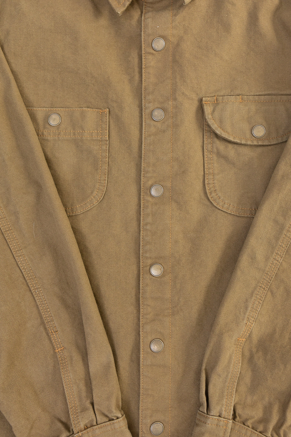 11oz Work Shirt - Dyed Canvas Golden Brown - Image 3