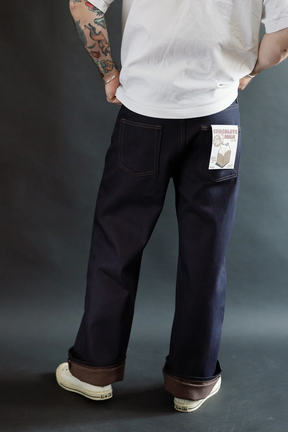12.5oz - Chocolate Milk Selvedge - Strong Guy - Image 12