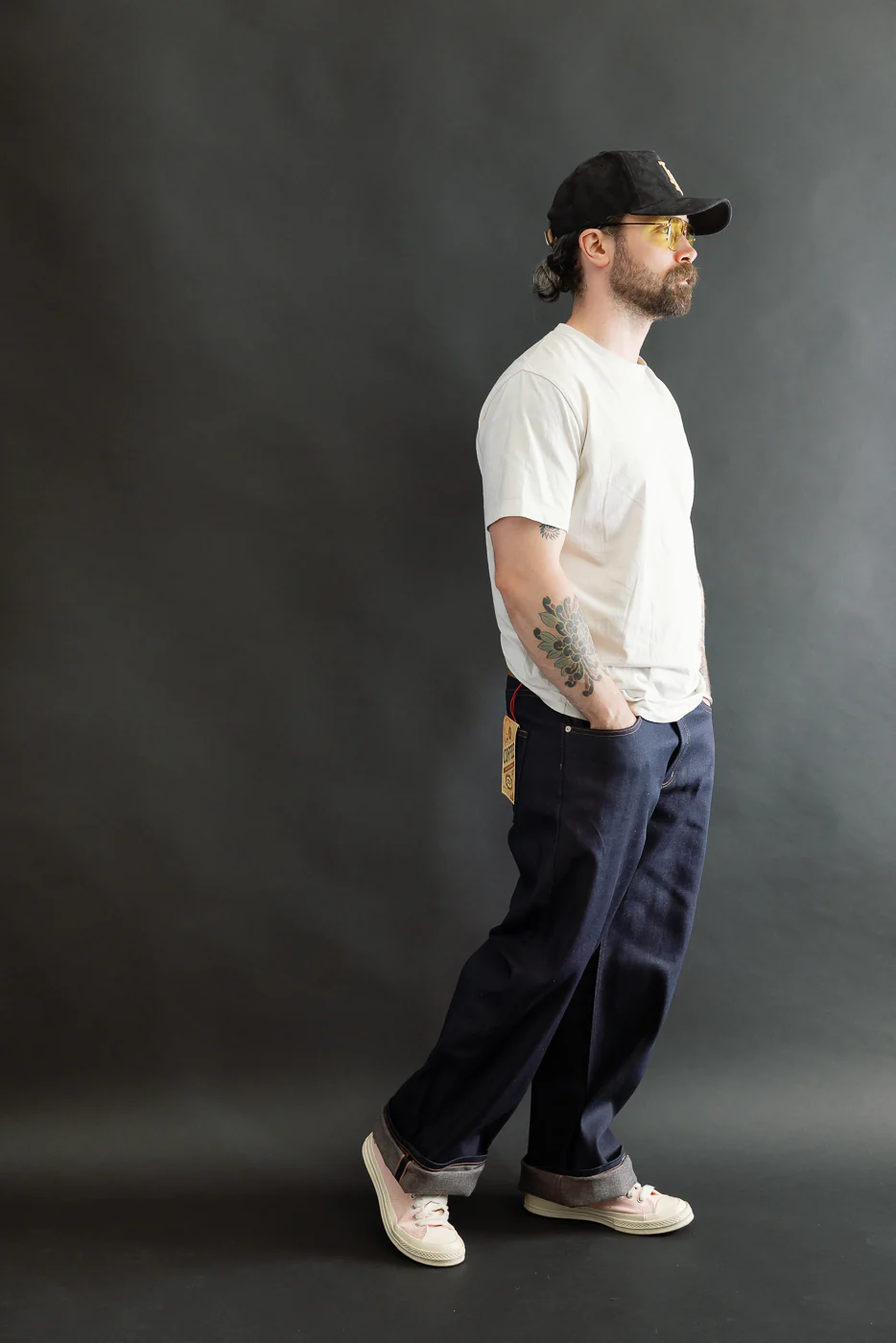 12.5oz - Coffee Dye Selvedge - Strong Guy - Image 8