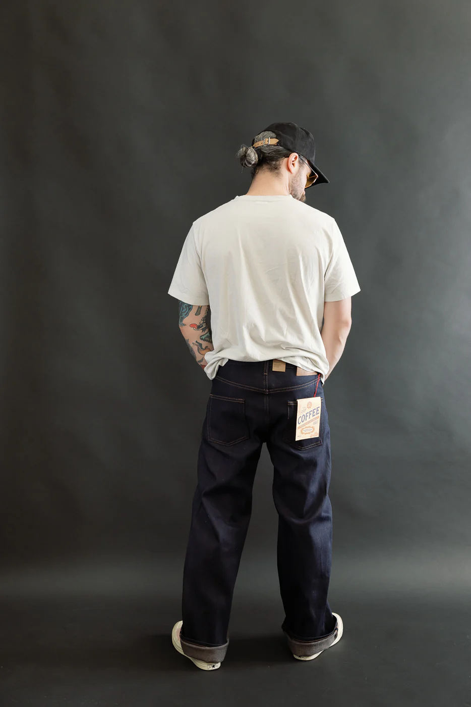12.5oz - Coffee Dye Selvedge - Strong Guy - Image 9