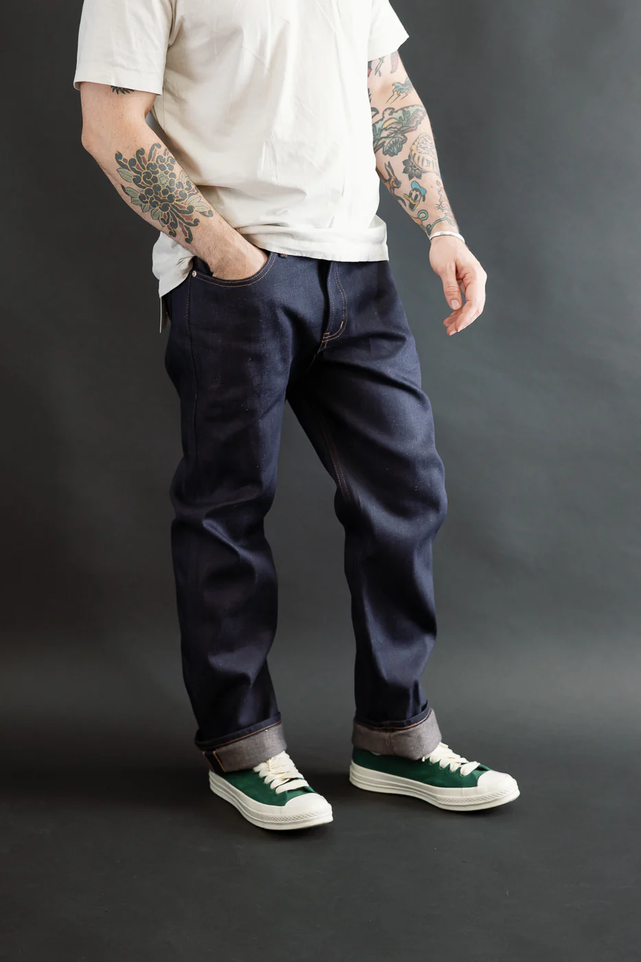 12.5oz - Coffee Dye Selvedge - Weird Guy - Image 11