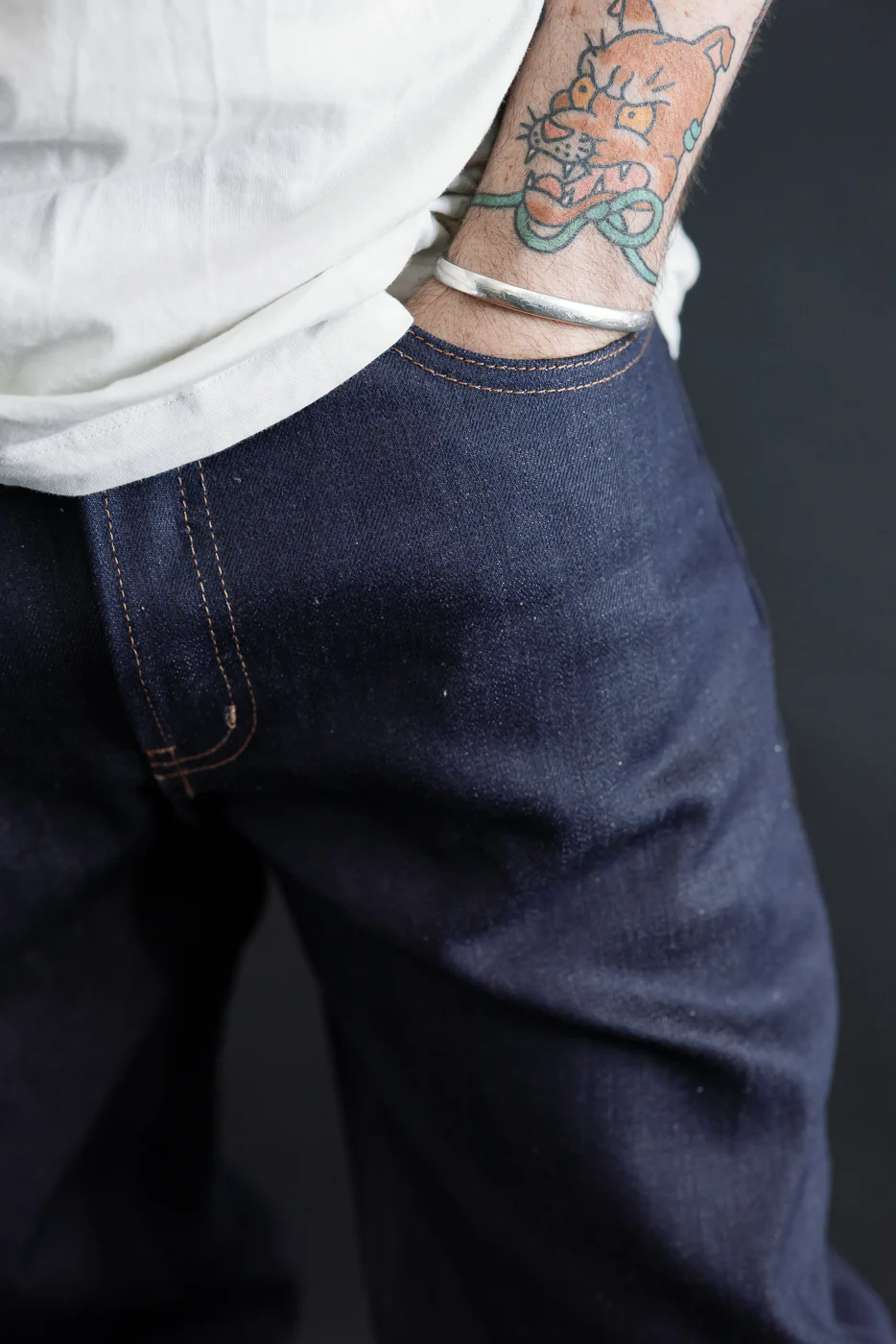 12.5oz - Coffee Dye Selvedge - Weird Guy - Image 17