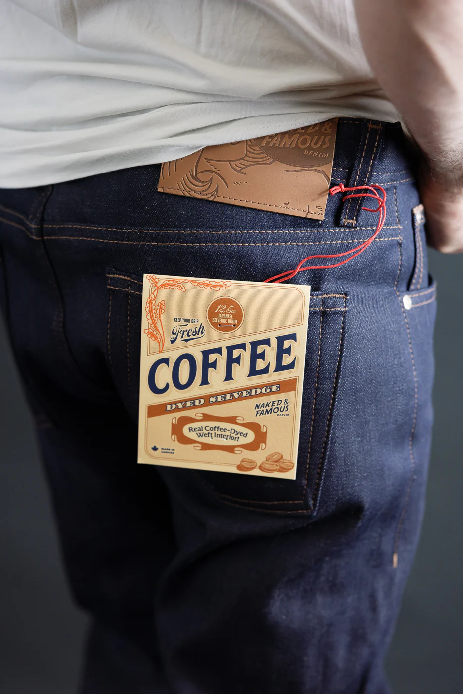 12.5oz - Coffee Dye Selvedge - Weird Guy - Image 19