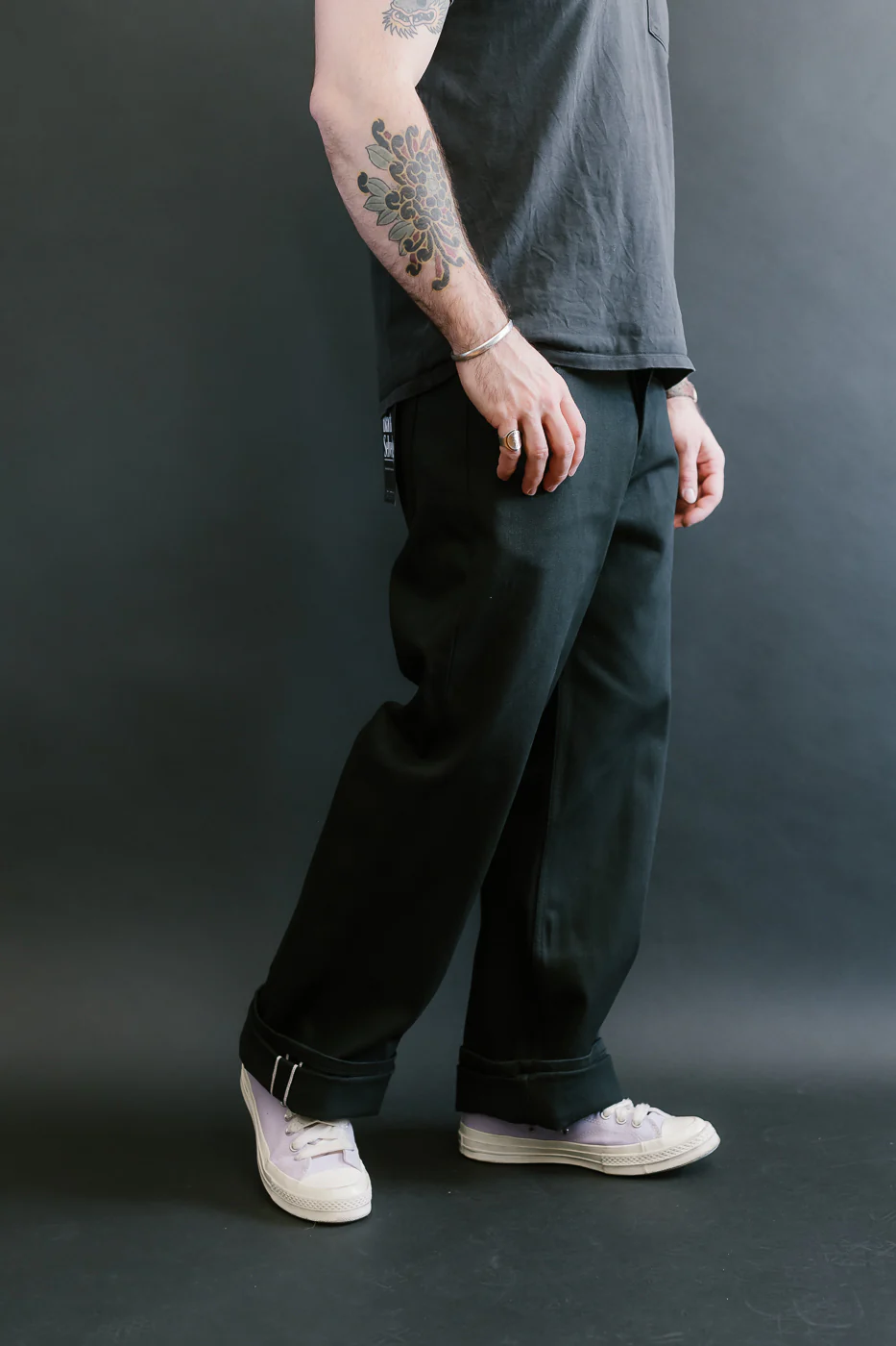 12.5oz - Forever Black Selvedge Denim - Strong Guy - Image 11