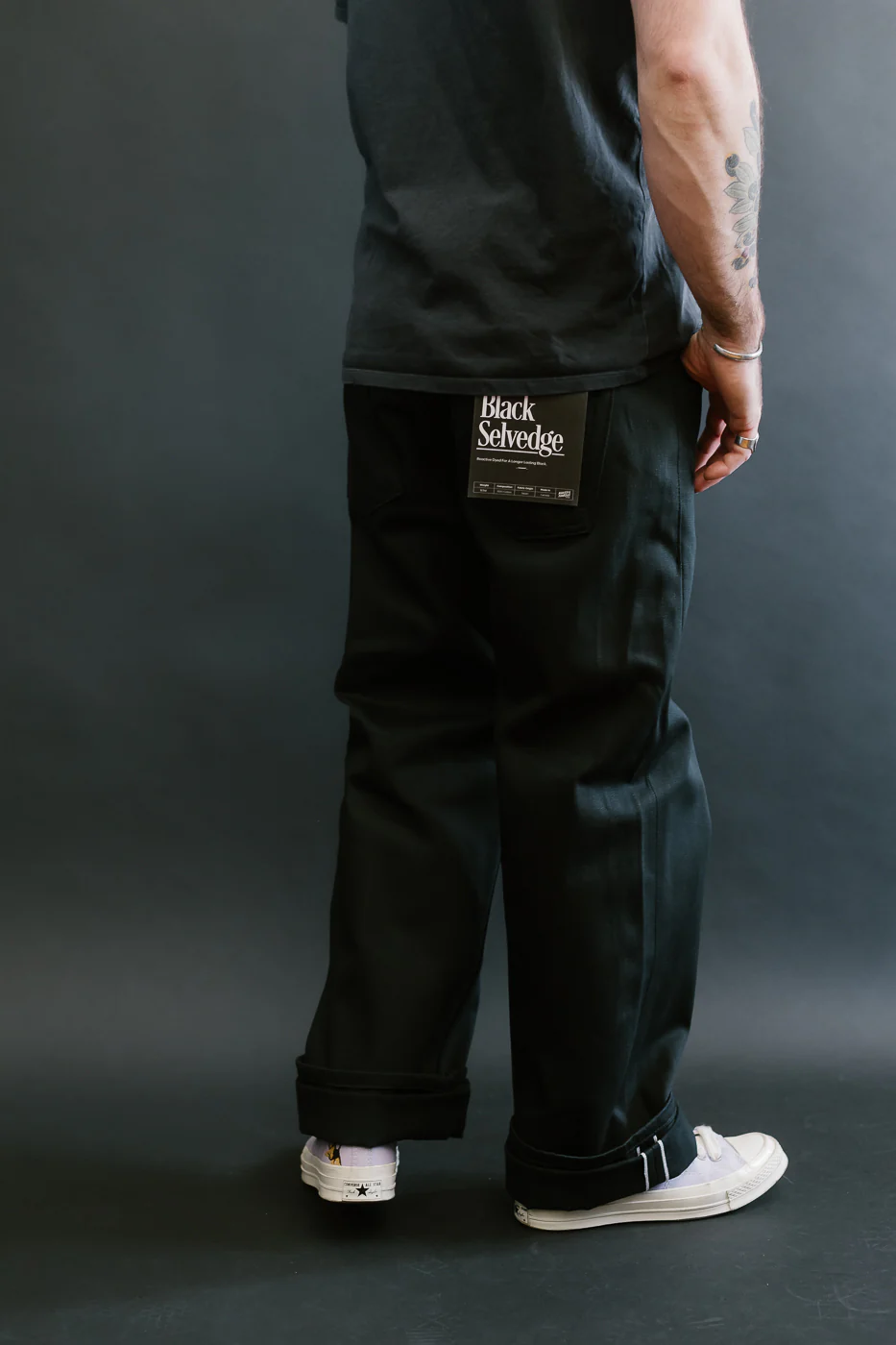 12.5oz - Forever Black Selvedge Denim - Strong Guy - Image 12